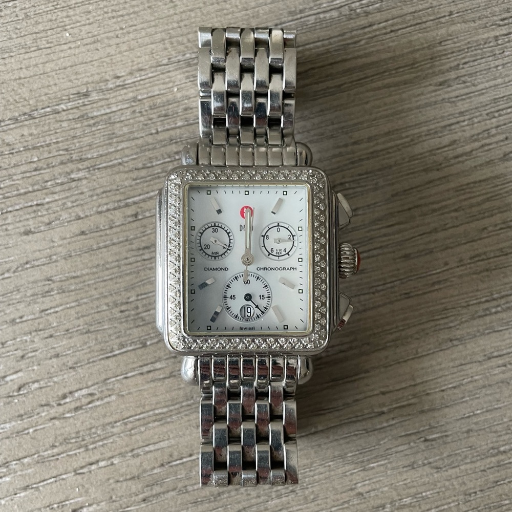 Michele Deco Watch with Diamonds